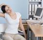 Esercizi di stretching in ufficio
